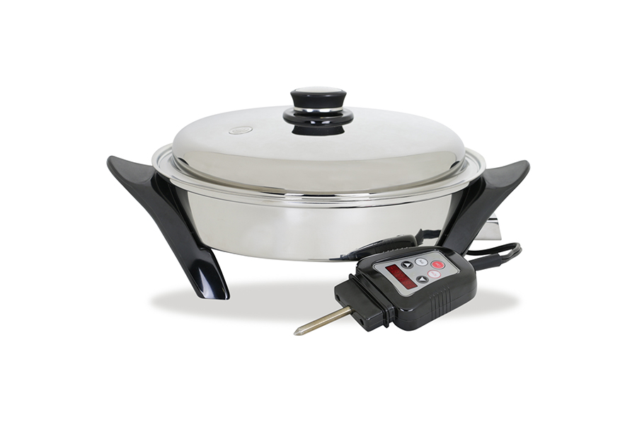 electric skillet titanium cookware