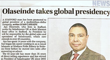 Invaluable Insights from our New President, Ayo Olaseinde